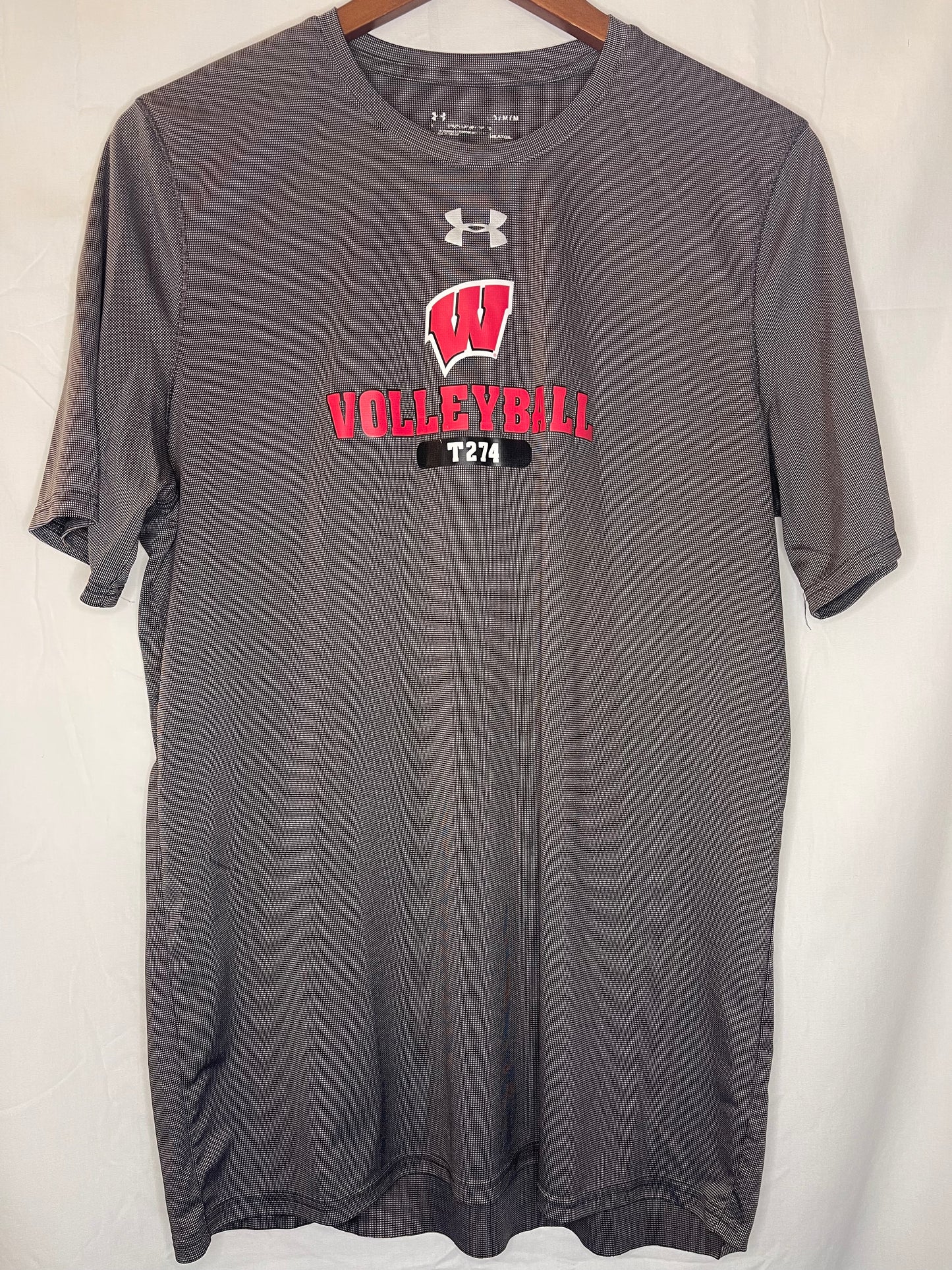 Wisconsin Volleyball Grey Practice Shirt
