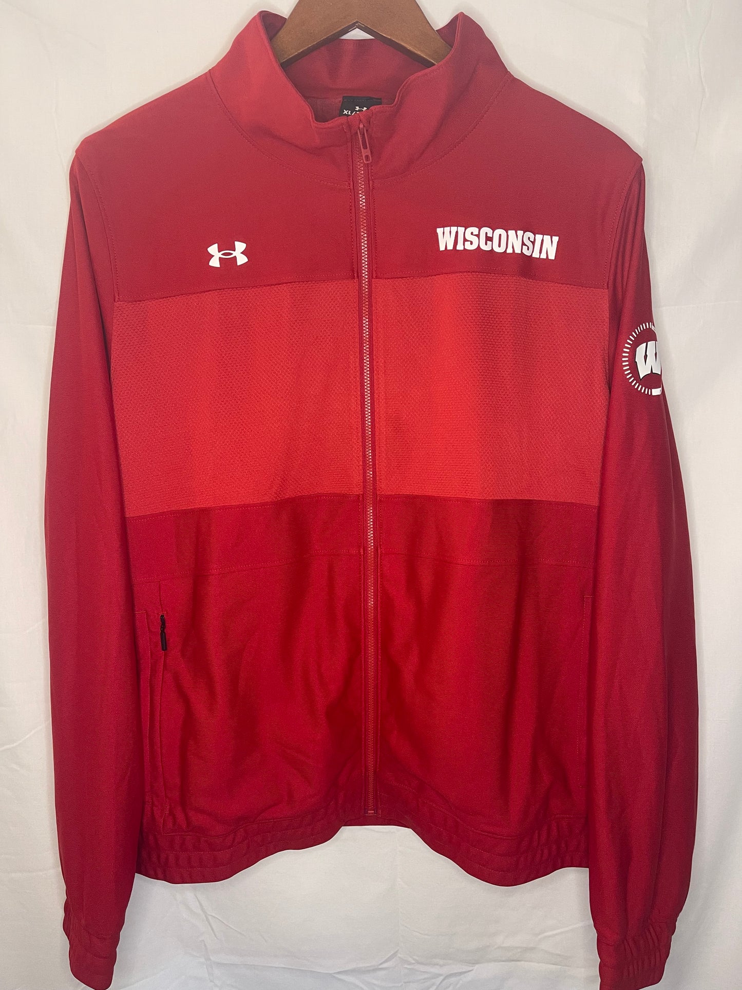 Wisconsin Red Zip-Up Jacket