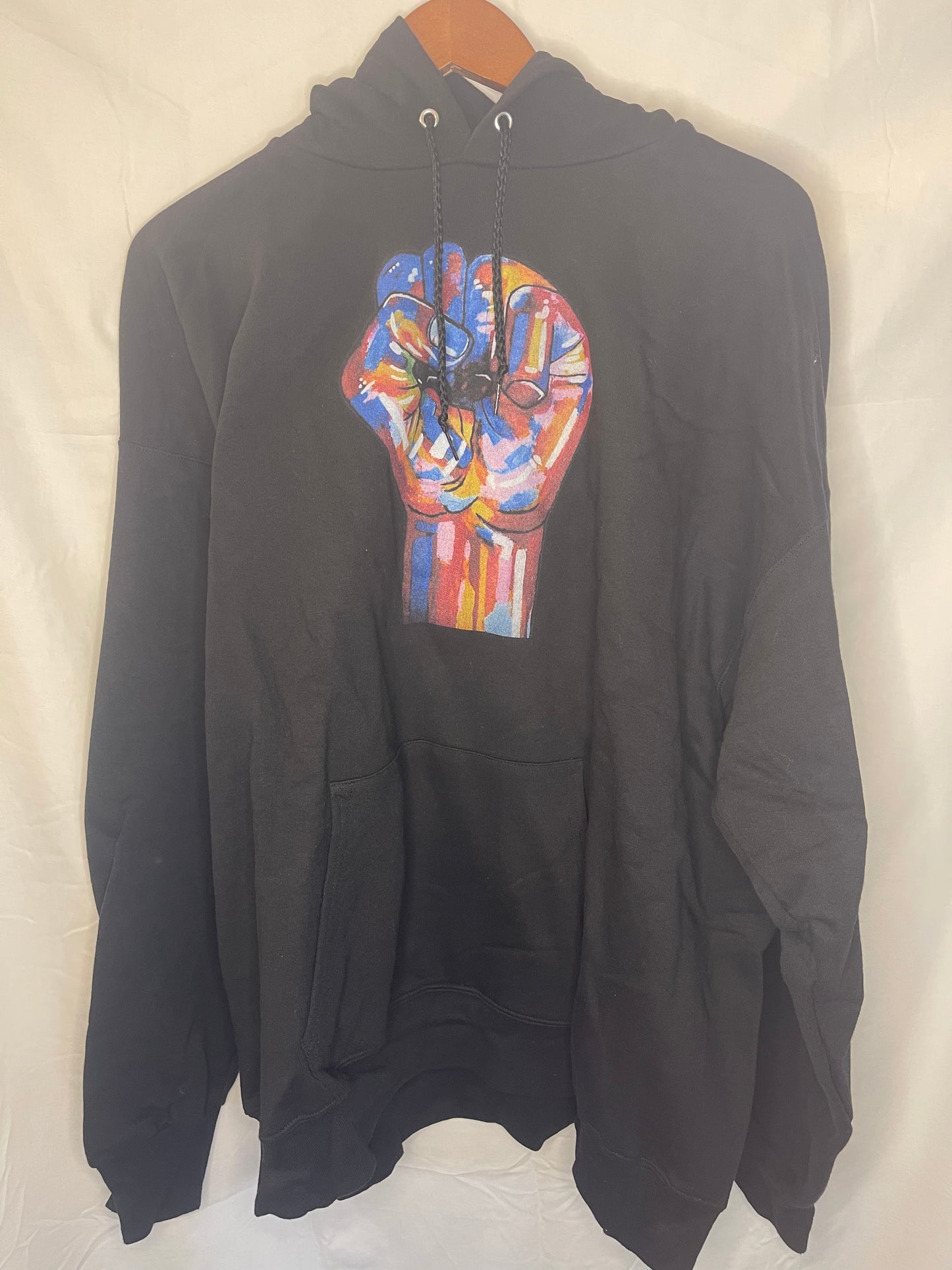 Black Hoodie Fist