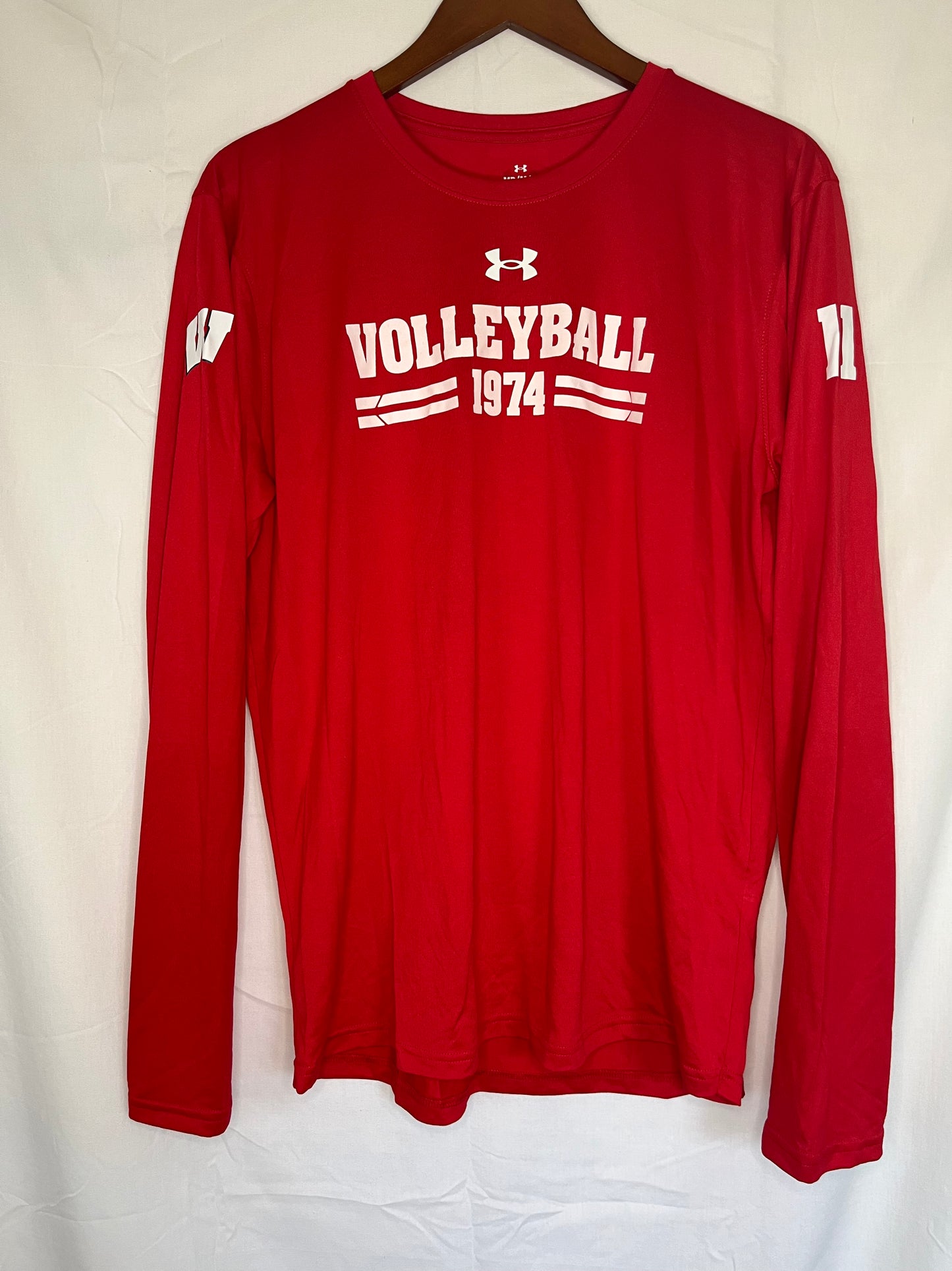 Long Sleeve Practice Shirt Red