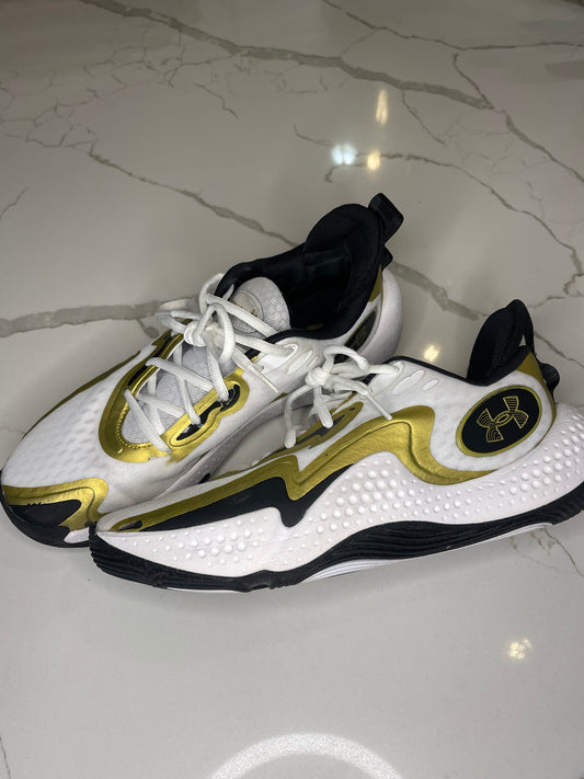 Shoes - Gold/White/Black