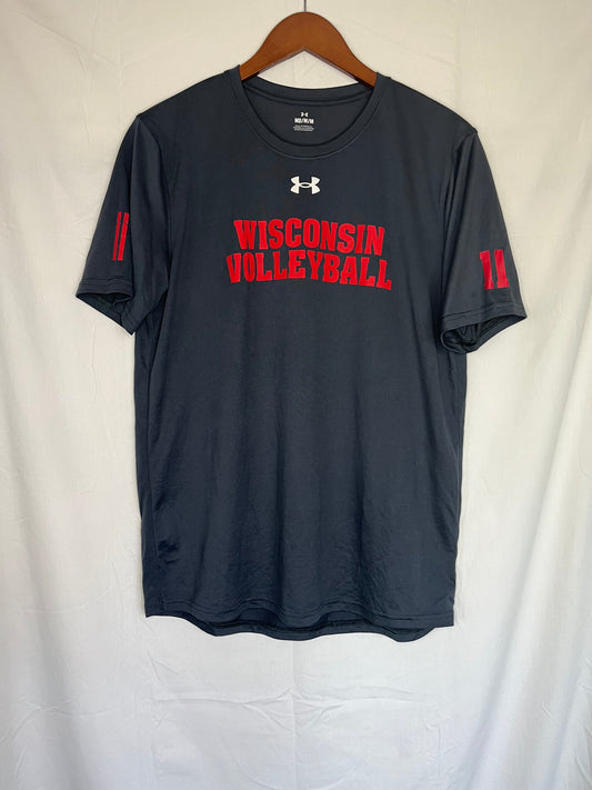 Wisconsin Volleyball Short Sleeve Practice Shirt