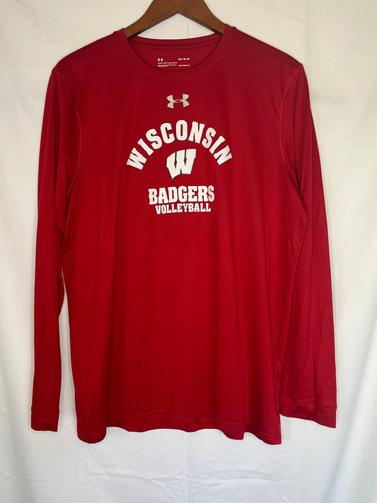 Long Sleeve Practice Shirt Red